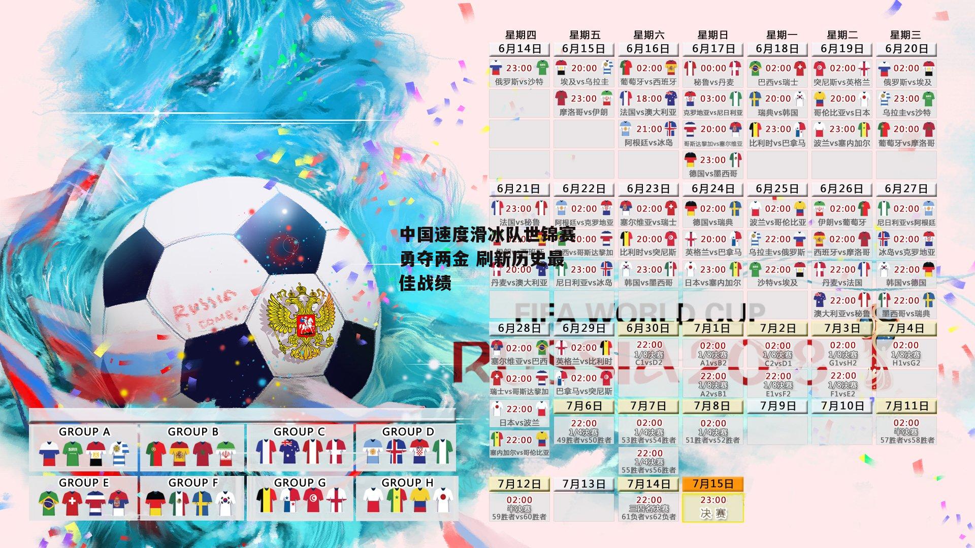 中国速度滑冰队世锦赛勇夺两金 刷新历史最佳战绩